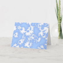 Colour Me Daisies Sky Blue Birthday Card