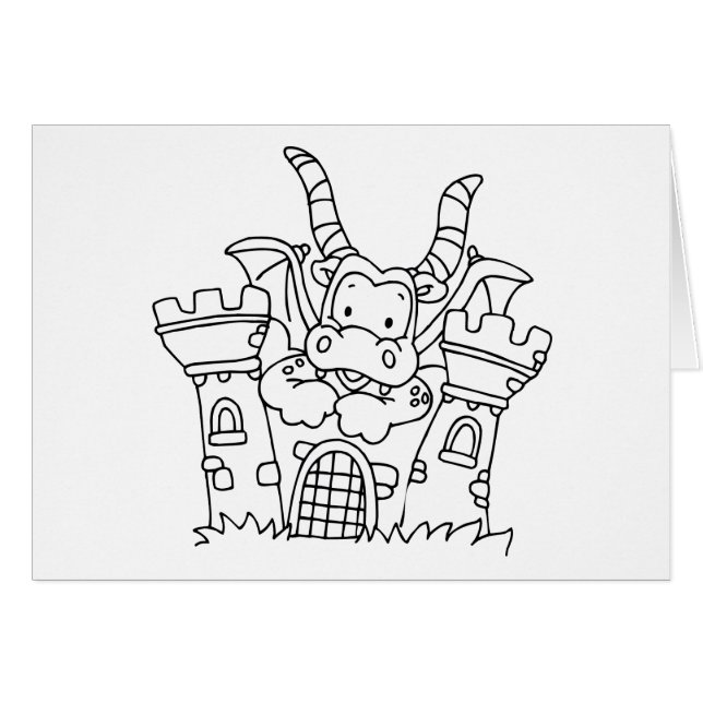 Colour Me Dragon and Castle (Front Horizontal)