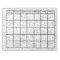 Colour Me Funky Floral Blank Calendar
