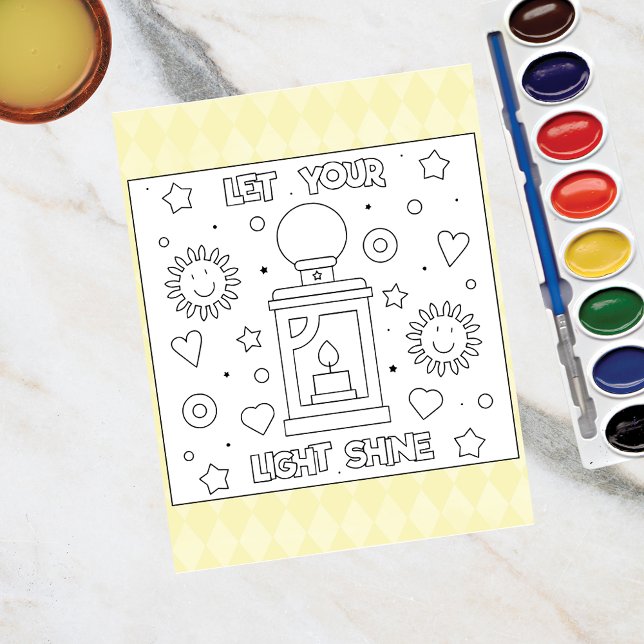 Colour Me Let Your Light Shine | Activity Cards (Creator Uploaded)