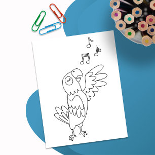 Colour Me Parrot Sings   Activity Cards