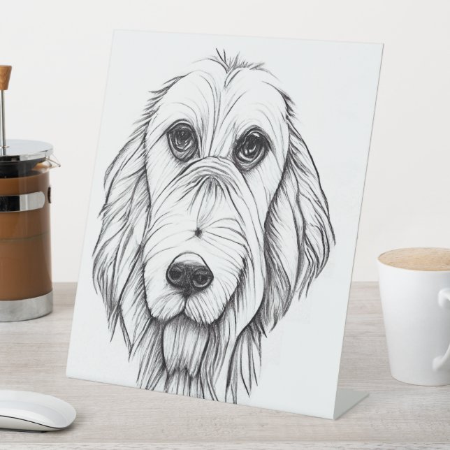 Colour me pretty! Plastic Pedestal Sign 10"X12" (In SItu)