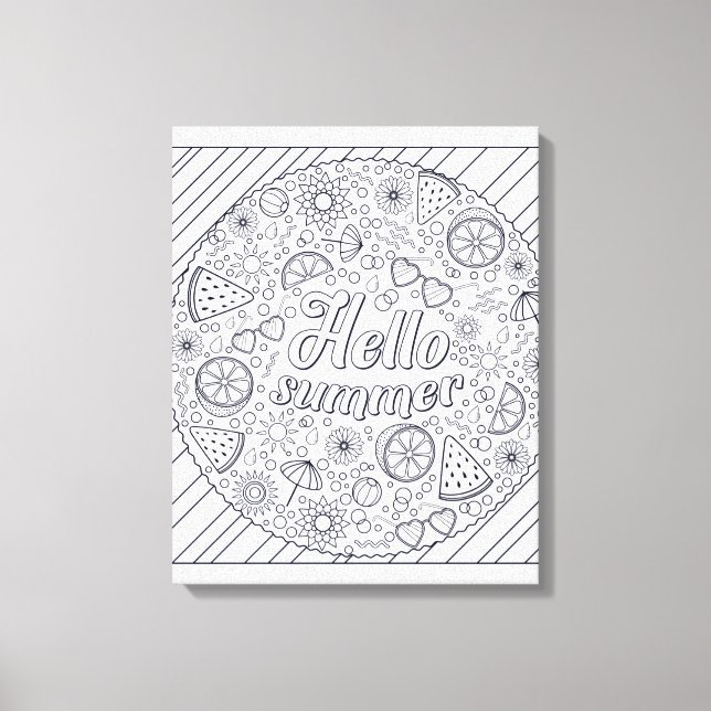 Colour Me Pretty -Wrapped Canvas (Gloss) Print (Front)