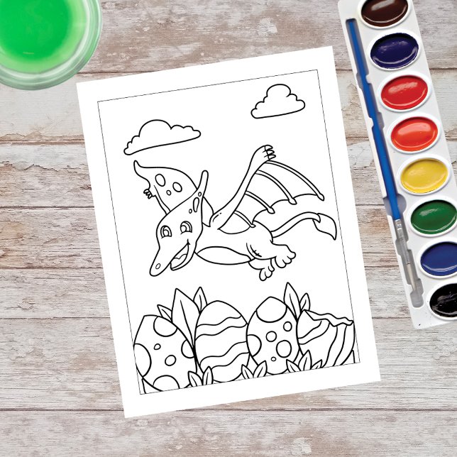 Colour Me Pterosaurs Dinosaur | Activity Cards (Creator Uploaded)