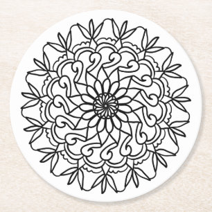 colour me sunflower coaster