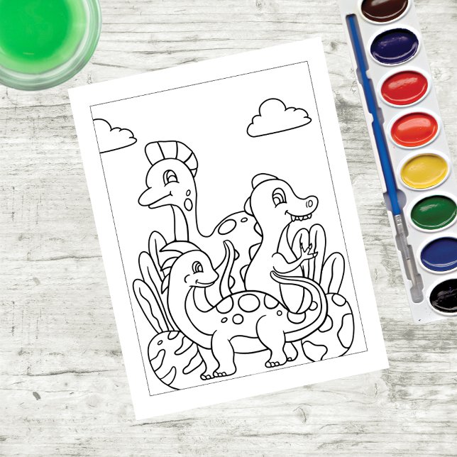 Colour Me Young Dinosaurs | Activity Cards (Creator Uploaded)