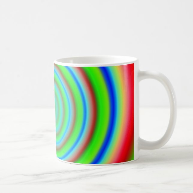Colour Mesh 7 Swirl Mug (Right)