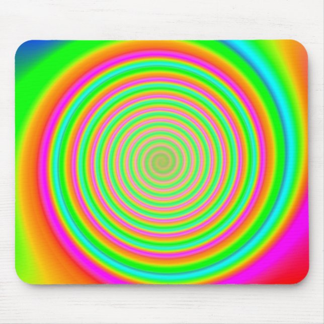 Colour Mesh 9 Swirl Mousepad (Front)