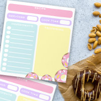 Colour Modifiable Blank Sheet Pastry Cooking Recip