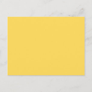 colour mustard postcard