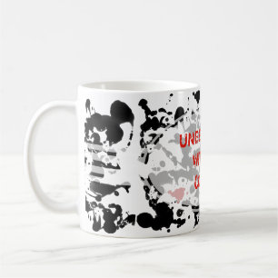colour my life / Farbklekse Black Ink Coffee Mug