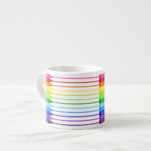 Colour My World Rainbow Crayons Espresso Cup