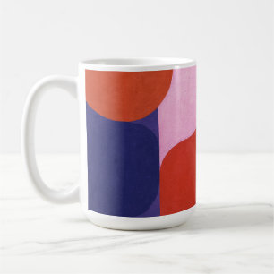 "Colour Negotiation" Colourful Abstract Art Coffee Mug