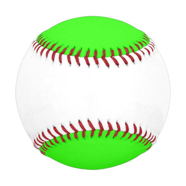 colour neon green baseball (Back)