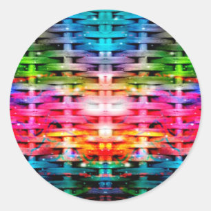 Colour Network Classic Round Sticker