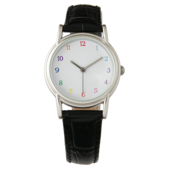 colour numbers  watch (Front)