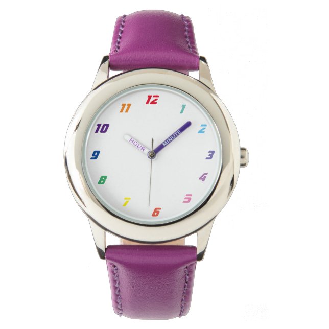 colour numbers  watch (Front)