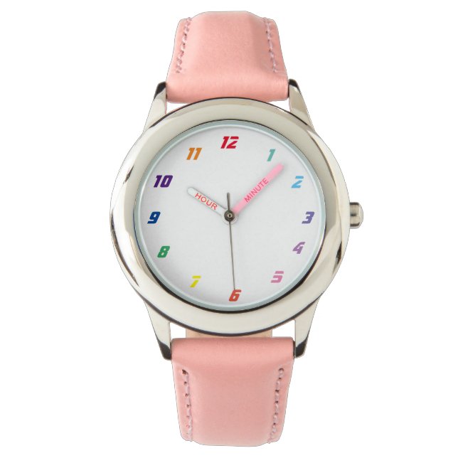 colour numbers  watch (Front)