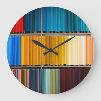 Colour o'clock large clock