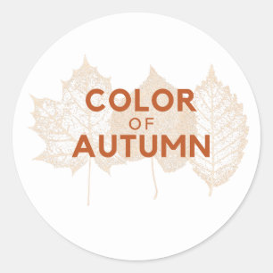 Colour of Autumn Sticker