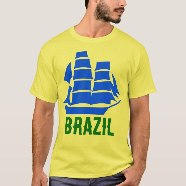 Colour of Brazil - Ship T-Shirt (Front)