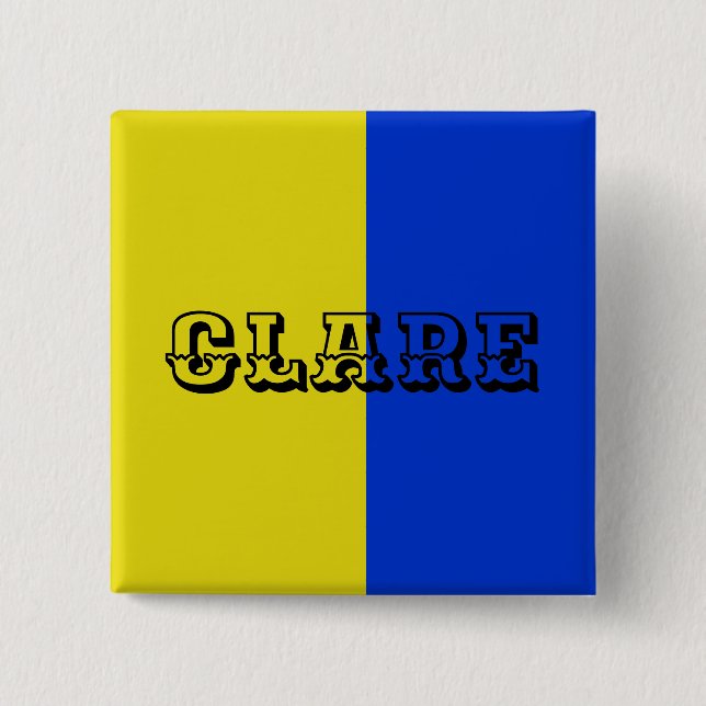 Colour Of Claire Badge pin (Front)