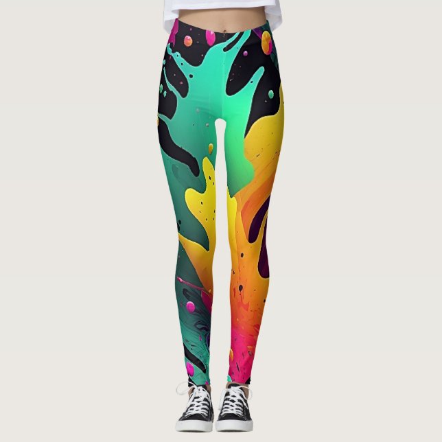 Colour of Explosion  Leggings (Front)
