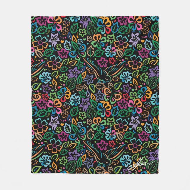 Colour of Life Fleece Blanket (Front)