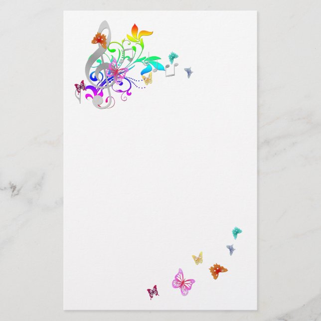 Colour of Music Stationery (Front)