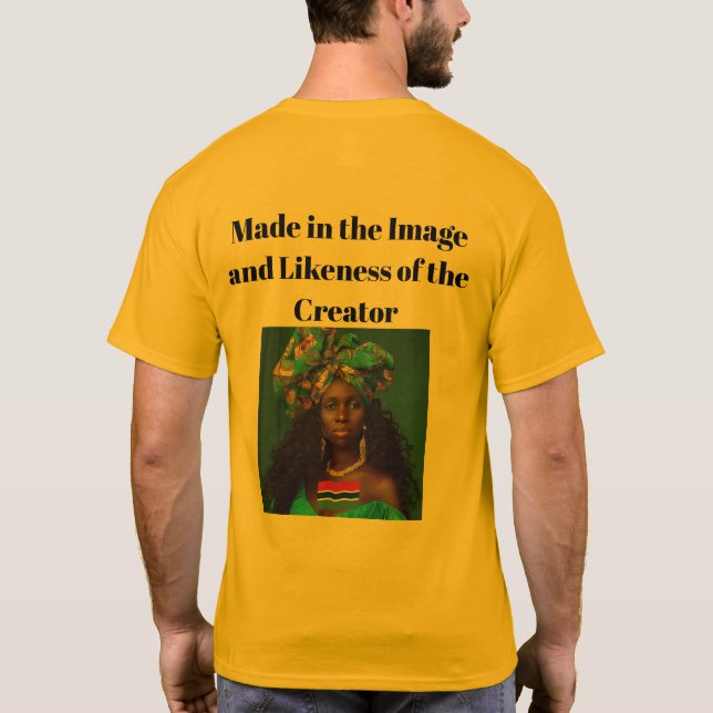 Colour of my skin  T-Shirt (Back)