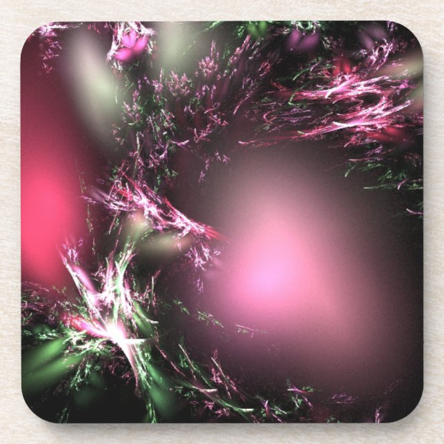 Colour of Nature Abstract Coaster (Front)