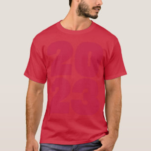 Colour of the Year 2023 Viva Magenta Typography T-Shirt