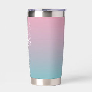 Colour Ombre Tumbler , Personalised Ombre Tumbler