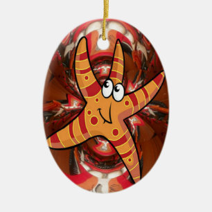 Colour on the run ceramic tree decoration