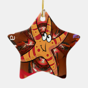 Colour on the run ceramic tree decoration