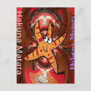 Colour on the run postcard