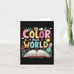 Colour Our World Book Reading Program 2025 Summer  Card