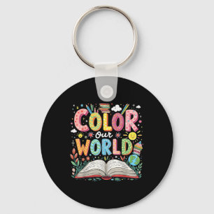 Colour Our World Book Reading Program 2025 Summer Key Ring