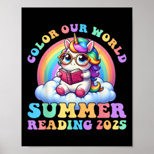 Colour Our World Summer 2025 Reading Program Unico Poster