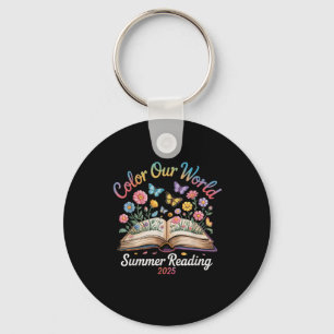 Colour Our World Summer Reading 2025 Key Ring