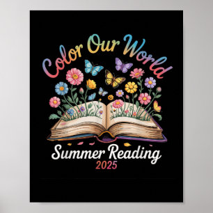 Colour Our World Summer Reading 2025 Poster