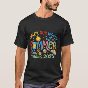 Colour Our World Summer Reading 2025 T-Shirt