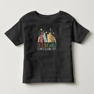 Colour Our World Summer Reading 2025 Toddler T-Shirt