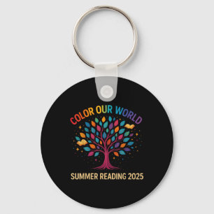 Colour Our World Summer Reading Program 2025 Books Key Ring