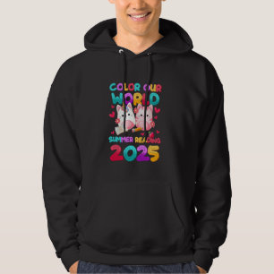Colour Our World Summer Reading Program 2025 Cute Hoodie