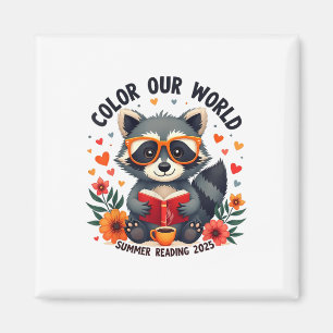 Colour Our World Summer Reading Program 2025 Funny Magnet
