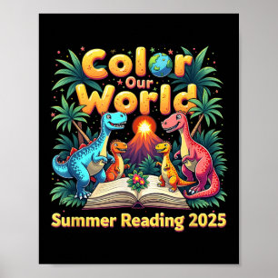 Colour Our World Summer Reading Program Rainbow 20 Poster