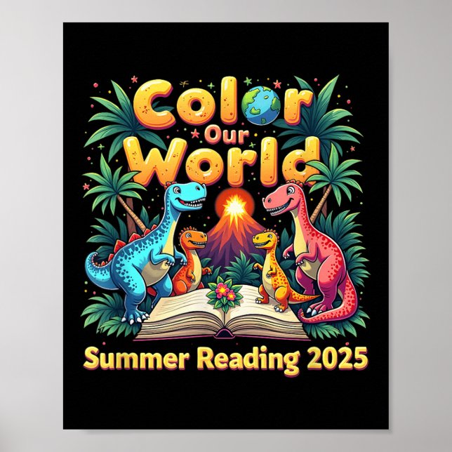 Colour Our World Summer Reading Program Rainbow 20 Poster (Front)