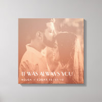 Colour Overlay Custom Photo Newly Weds Gift