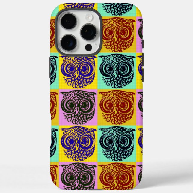 Colour owl pattern Case-Mate iPhone case (Back)